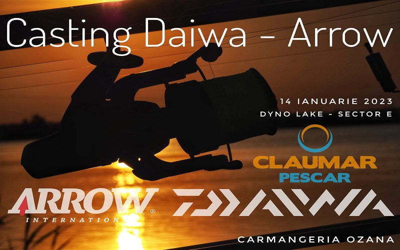 Casting cu lansetele Daiwa și Arrow - 14 ianuarie