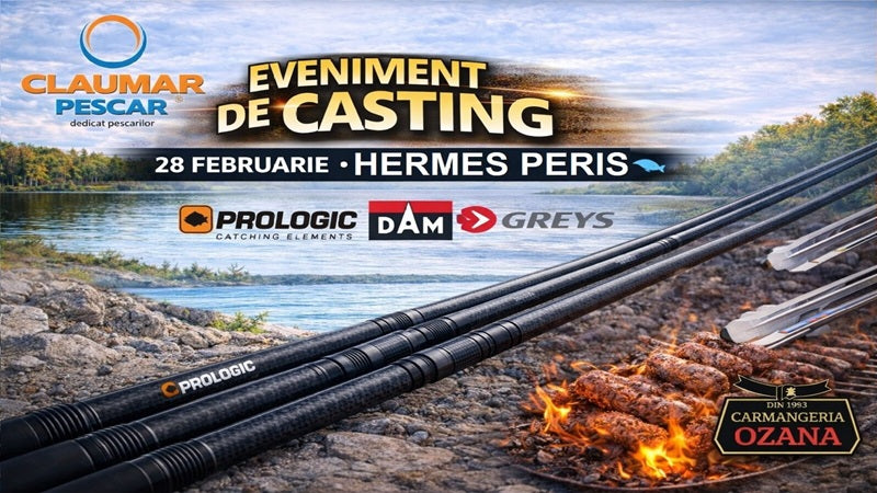 Casting cu lansetele Prologic, DAM, Greys - Hermes Periș