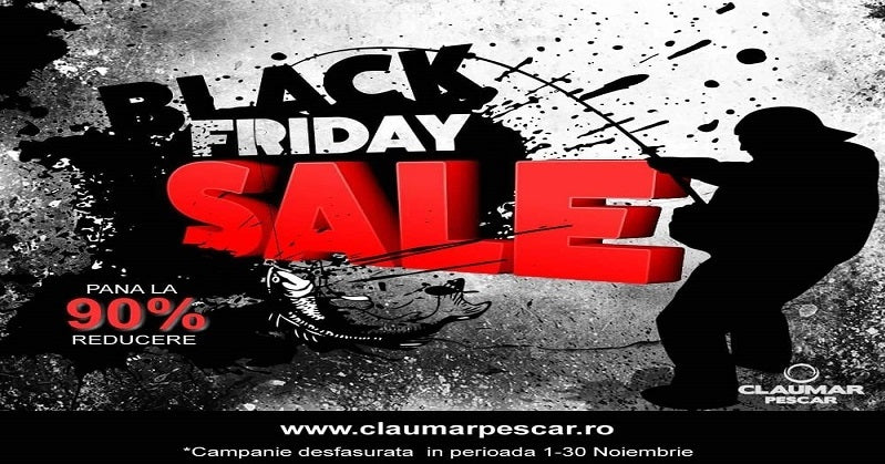 Black Friday Claumar Pescar 2024 : reduceri la peste 100.000 de produse!