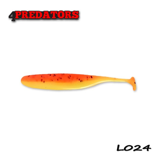 4Predators Finesse Impact Floating 7 CM L024 Orange Red Silk 7 buc plic