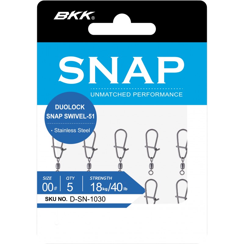 AGRAFA BKK DUOLOCK SNAP CU VARTEJ -51 SS 5buc