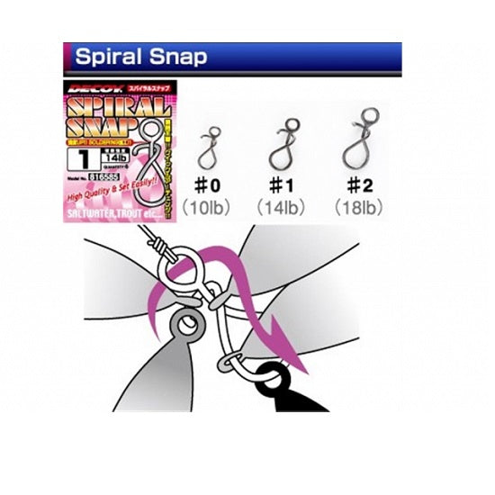 AGRAFA DECOY SPIRAL SNAP