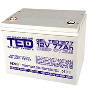 Acumulator Agm Vrla 12V 77A Gel Deep Cycle 260mm x 167mm x 210mm