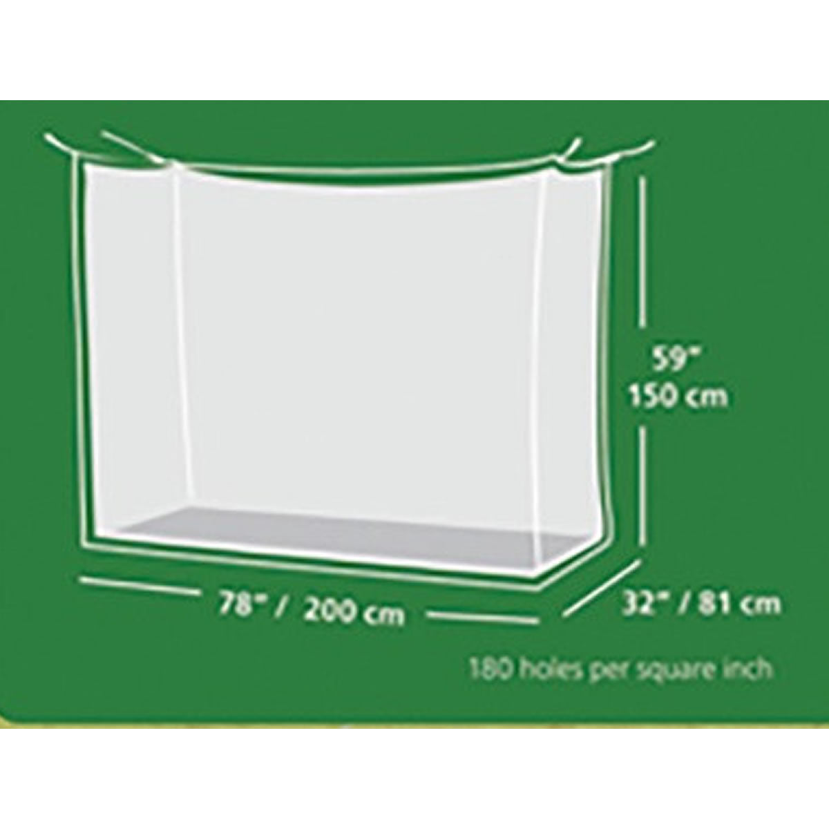 Adapost Plasa Anti Tantari Coghlans C9640 Alba