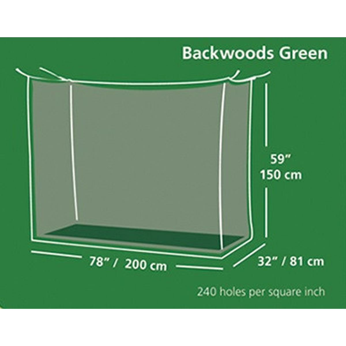 Adapost Plasa Anti Tantari Coghlans C9755 Verde