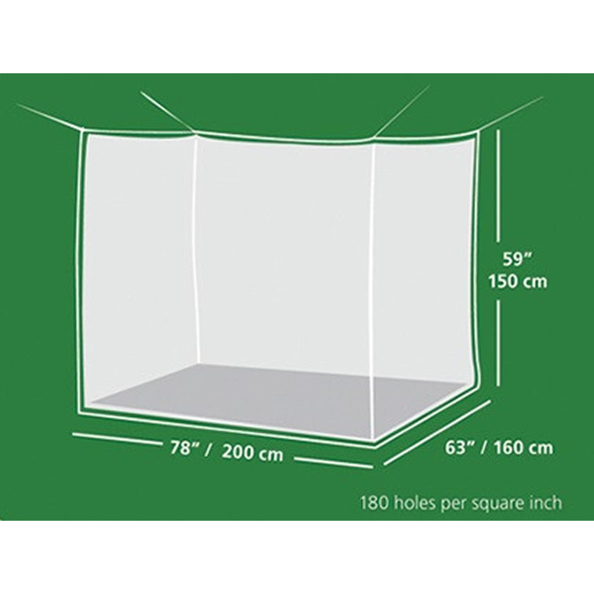 Adapost Plasa Anti Tantari Coghlans C9760 Dubla Alba 