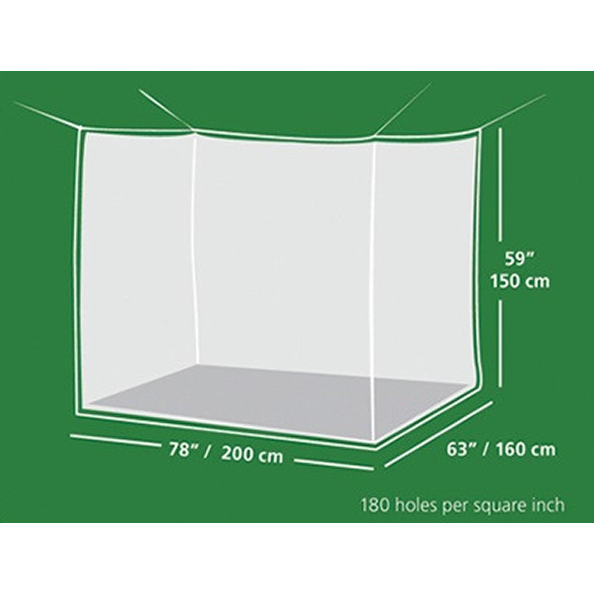 Adapost Plasa Anti Tantari Coghlans C9765 Dubla Verde