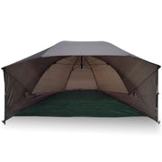 Adapost de Zi cu Groundsheet NGT Shelter 153cm + 2 Seturi Stalpi Contra Vantului