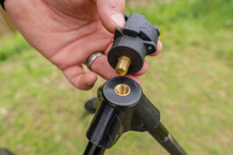 Adaptor Korum Tripod Adaptor Block, Black