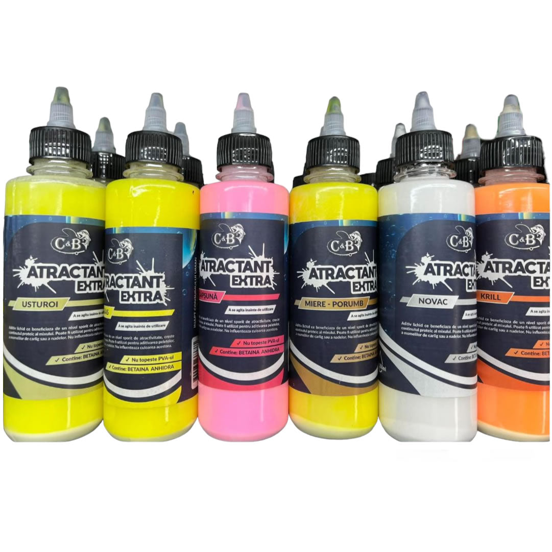 Aditiv Gel C&amp;B Extra Atractant, Usturoi, Galben, 250ml