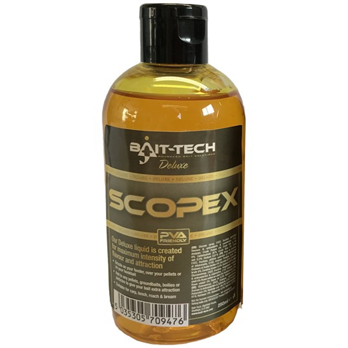 Aditiv Lichid Bait-Tech Deluxe Liquid Scopex, 250ml
