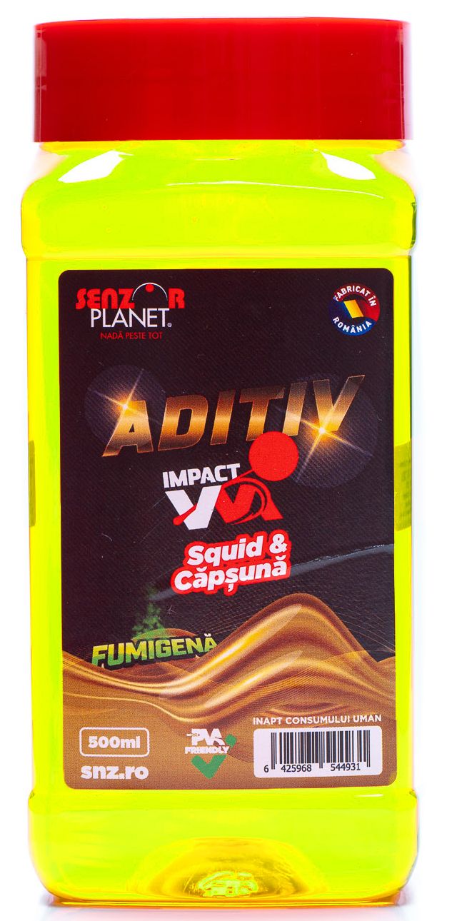 Aditiv Lichid SENZOR Fumigena Impact VM, Squid Capsuna, 500ml