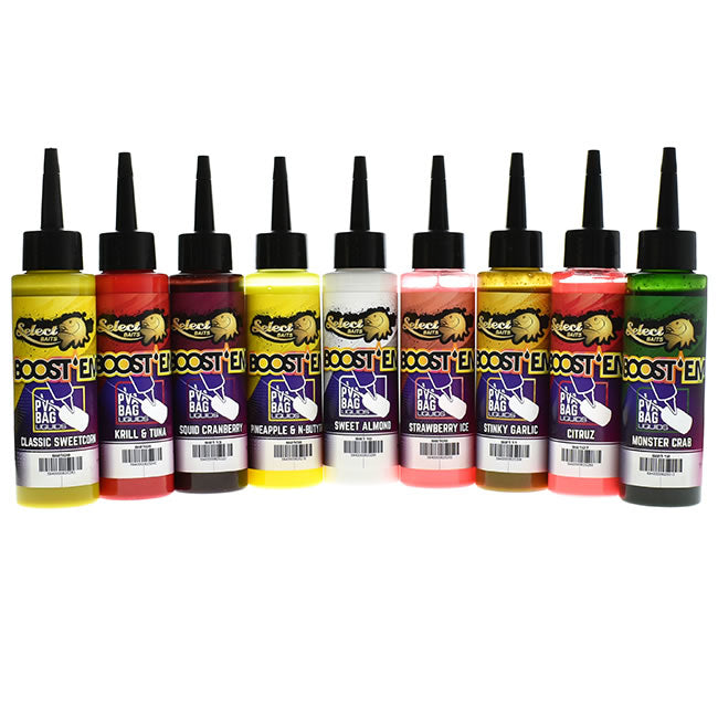 Aditiv Lichid Select Baits PVA Boost'Em! Liquid Classic Sweetcorn 115ml