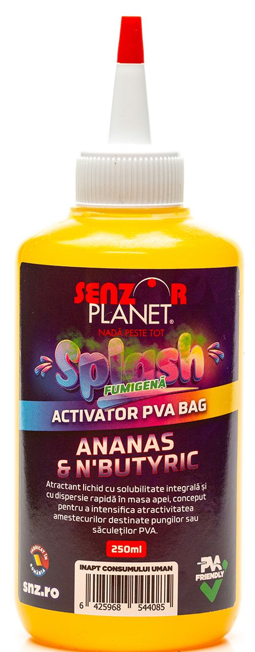 Aditiv Lichid Senzor Splash Activator Fumigena PVA, Ananas &amp; N'Butyric, 250ml