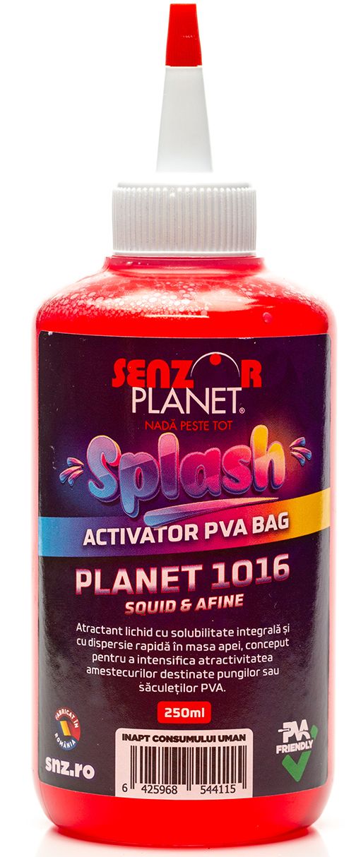 Aditiv Lichid Senzor Splash Activator Fumigena PVA, Planet 1016, 250ml