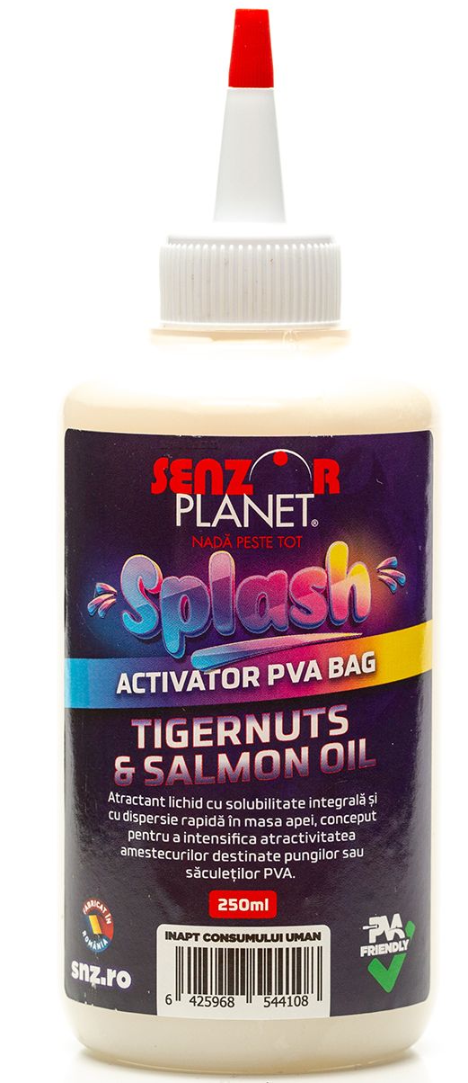 Aditiv Lichid Senzor Splash Activator Fumigena PVA, Tiger Nuts &amp; Salmon Oil, 250ml