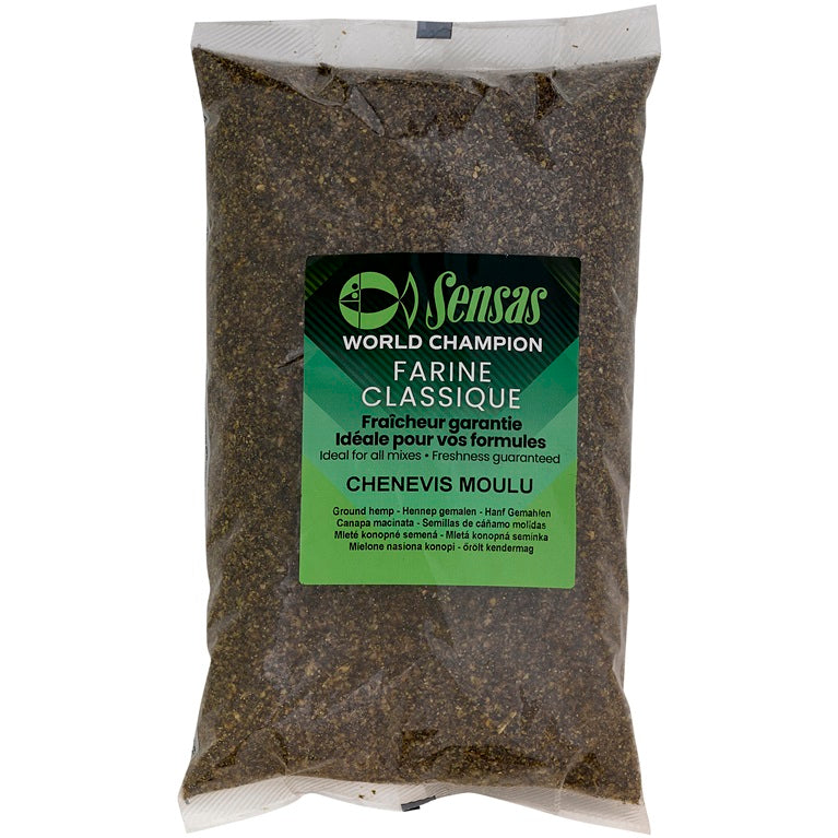 Aditiv pentru Nada SENSAS Chenevis Moulu (Canepa Zdrobita), 700g