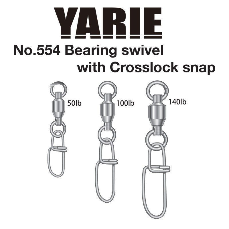 Agrafa CrossLock cu Vartej cu Rulment Yarie 554 3buc/pac