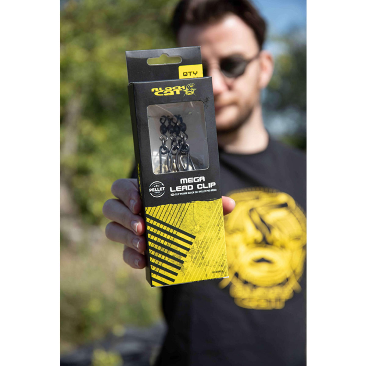 Agrafa Cu Vartej BLACK CAT Pellet Pro Mega Lead Clips, 4buc/pac