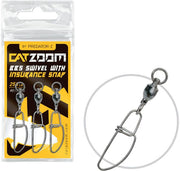 Agrafa Cu Vartej Predator-Z BBS Swivel Insurance Snap,  250lbs,Nr.4, 3Buc/plic