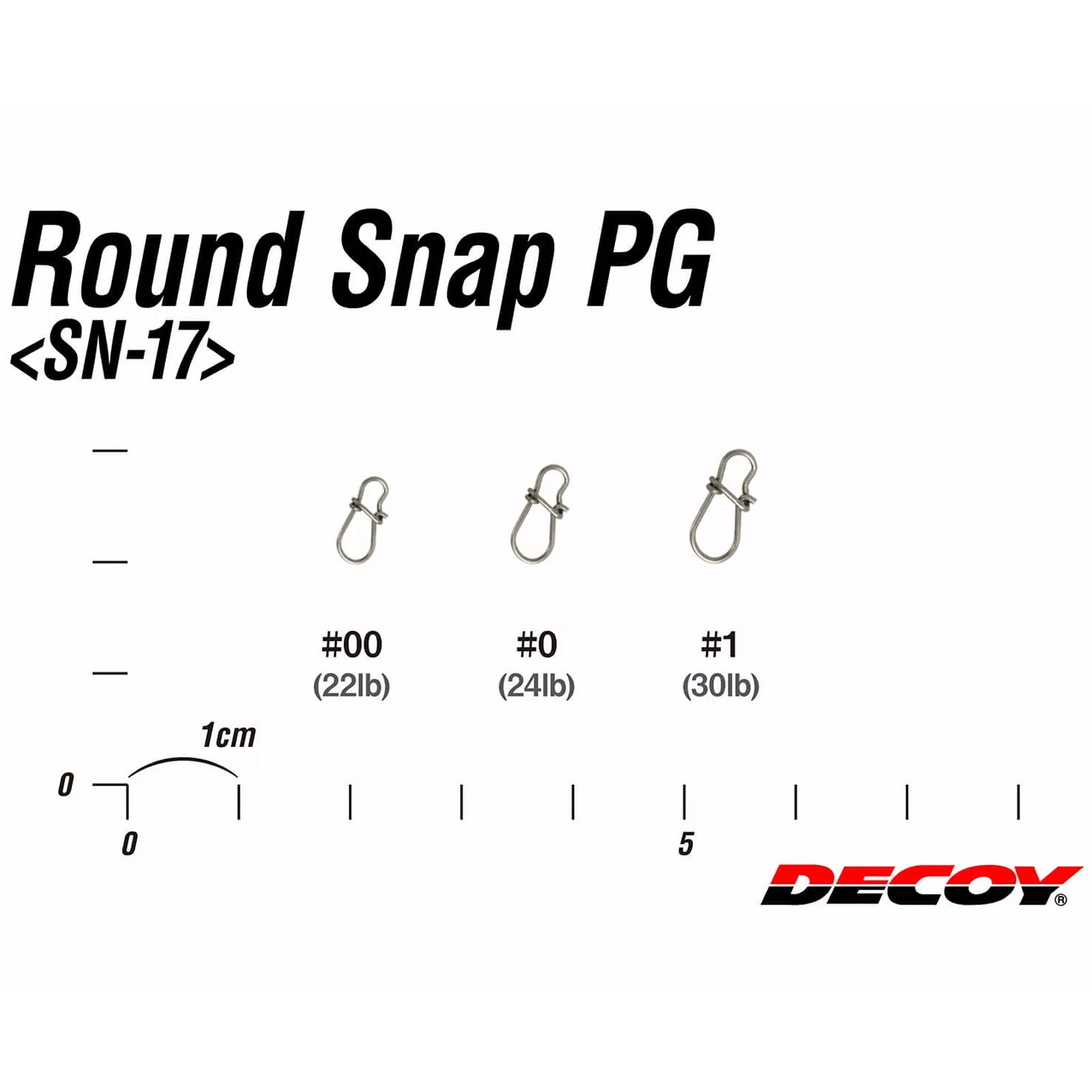 Agrafa Decoy SN-17 Round Snap PG Power Grip 8buc/pac