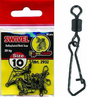Agrafa Extra Carp Cu Vartej Rolling Swivel With Snap, 26kg, Nr.6, 10buc/pac