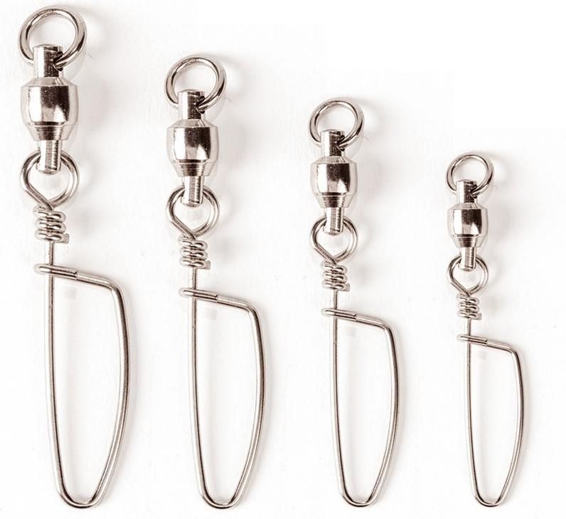 Agrafa Filex + Vartej cu Rulment BB Swivel &amp; Castlock Snap, Nr.6, 70kg, 5buc/plic