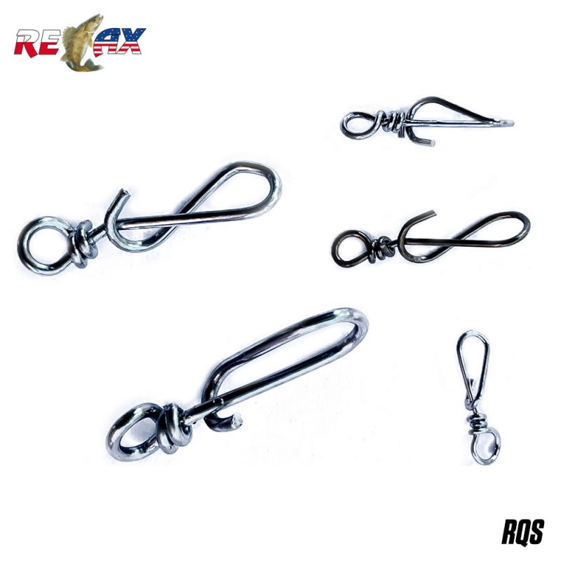 Agrafa Rapida Relax Tackle Spiral Quick Snap Nr.2, 0.6mm, 10kg, 10buc/pac