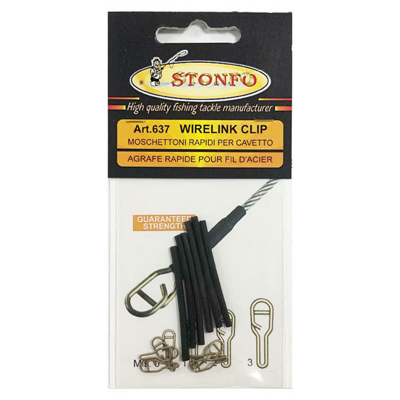 Agrafa Rapida cu Tub Termocontractabil STONFO Wirelink Clip 6buc