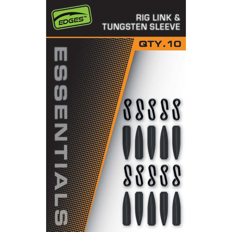 Agrafa Rapida si Manson Fox Edges Rig Link and Tungsten Sleeve, 10buc/pac