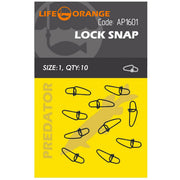 Agrafa Snap Orange Lock Snap No.0, 10buc/pac