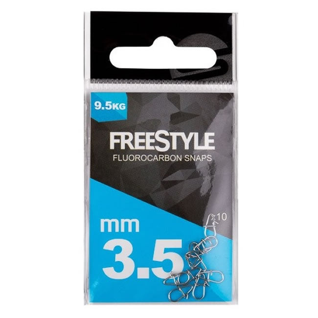 Agrafa Spro Freestyle Fluorocarbon Snaps 10buc/plic