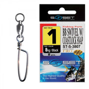Agrafa Vartej Rulment Sunset ST-S-3807 No.6 BB Swivel Coastlock Snap