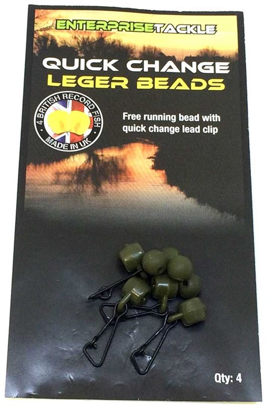 Agrafa cu Margea Culisanta Enterprise Tackle Quick Change Leger Beads 5buc/plic