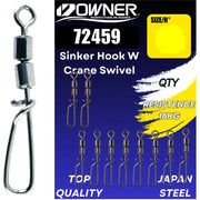 Agrafa cu Vartej Dublu OWNER Amaz 72459 Sinking Hook W Crane Nr.18, 10.3kg, 10buc/pac