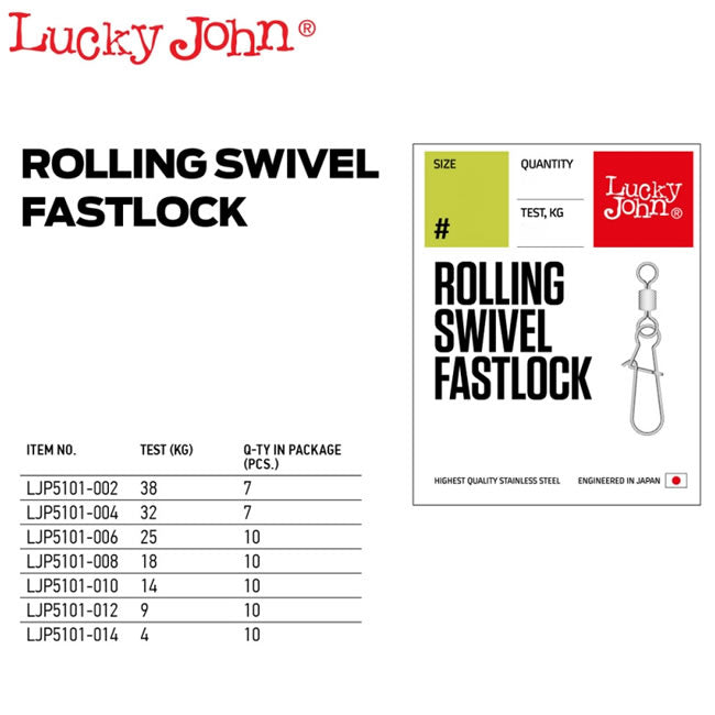 Agrafa cu Vartej Lucky John Duolock Nr.006, 25kg, 10buc/plic