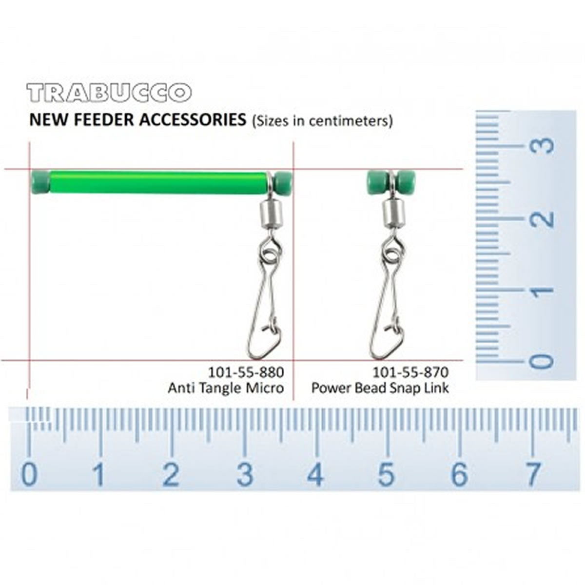 Agrafa cu Vartej si Margea Culisanta Trabucco Power Bead Snap Link 10buc/pac