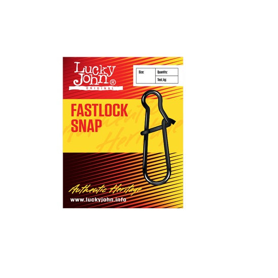 Agrafe Lucky John Fastlock Snap Duolock marimea 001 18 kg Black Nickel  10 buc/plic
