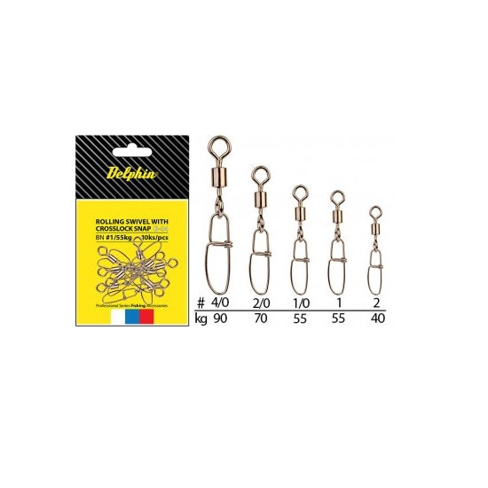 Agrafe rapide Delphin Crosslock B 04 BN