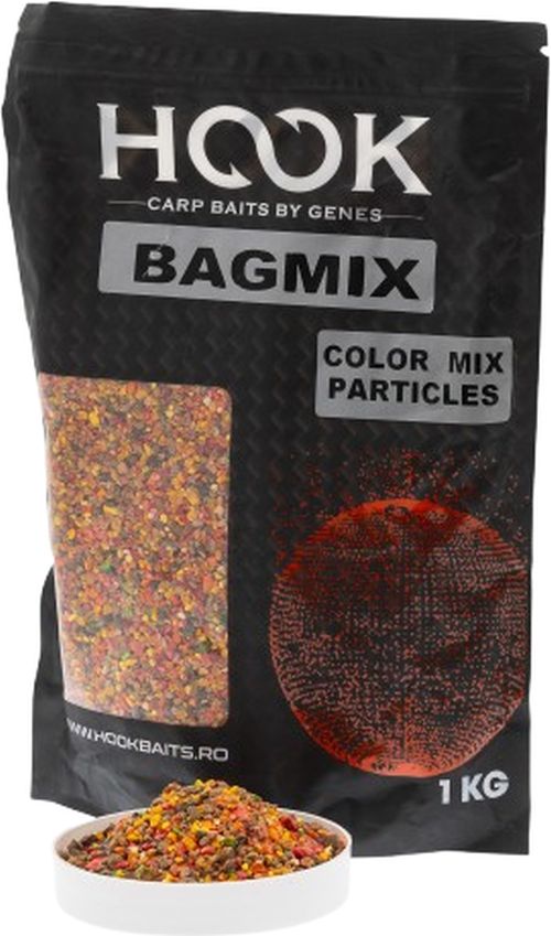 Amestec Nadire HOOHBAITS Bagmix Hook Color Mix Particles, 1kg