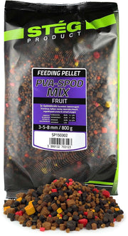 Amestec STEG PVA Spod Mix, Fructe, 3-5-8mm, 800m