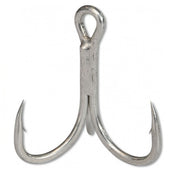 Ancora Black Cat Curved Point Treble Hook Numarul 1/0