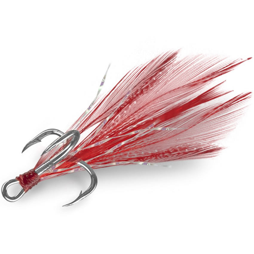 Ancora Delphin B!RD Hook TRIPLE Pene Rosii 3buc/pac
