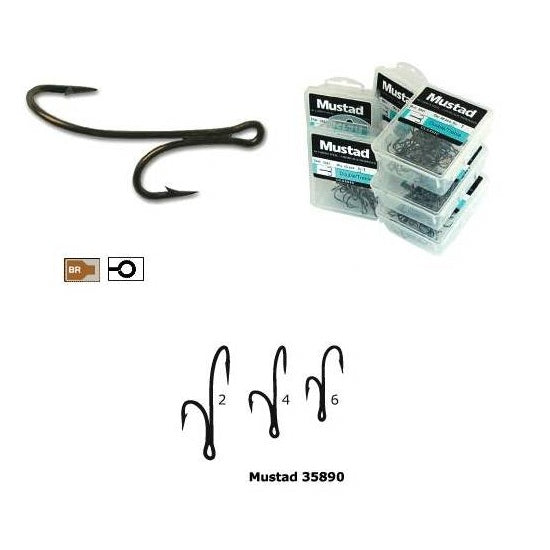 Ancora Dubla Mustad Inegala 10buc/plic