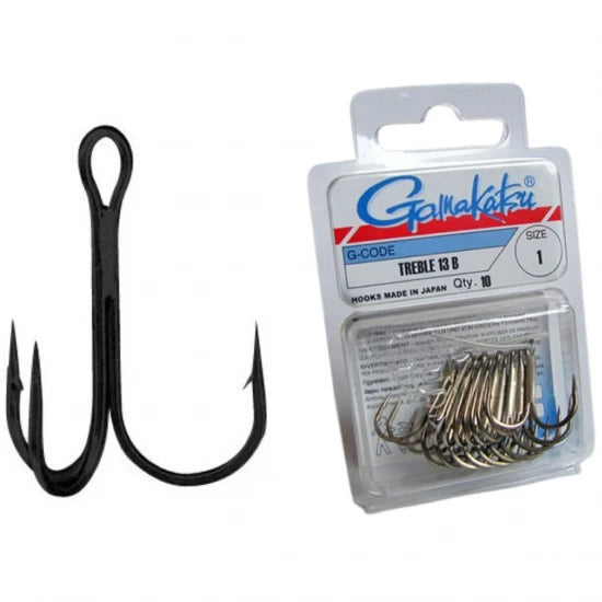 Ancora Gamakatsu Treble 13B Hooks 10buc/pac