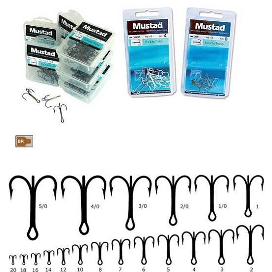Ancora Mustad Tripla Bronz 25buc/plic