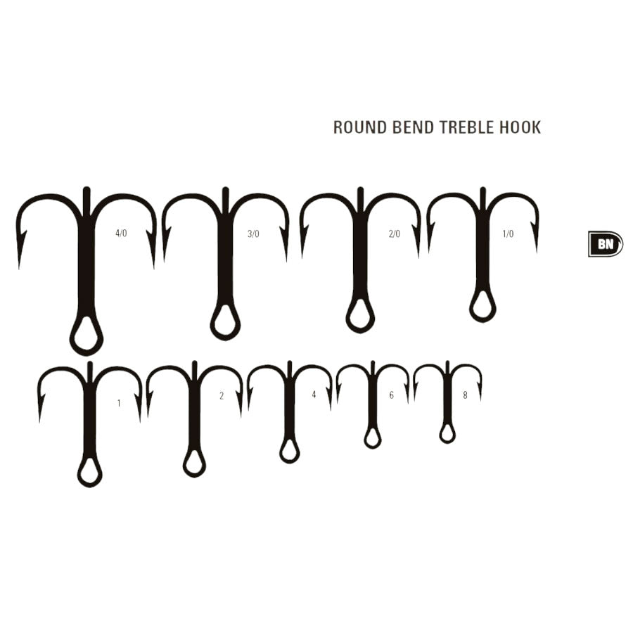 Ancora Tripla MUSTAD Nichel Scurta 6buc/pac