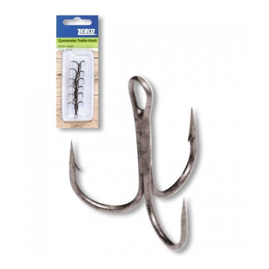 Ancora Zebco Topic Treble Hook Gunsmoke