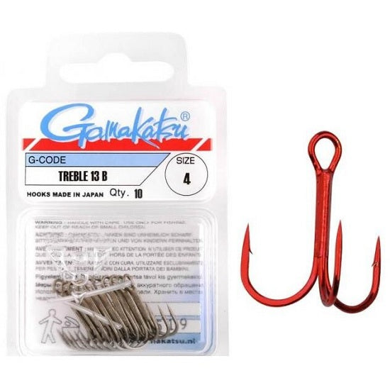 Ancore Gamakatsu 13R Red 10buc/plic