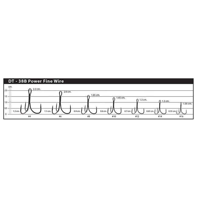 Ancore Vanfook DT-38BL-S Barbless Treble nr.6, 6buc/plic